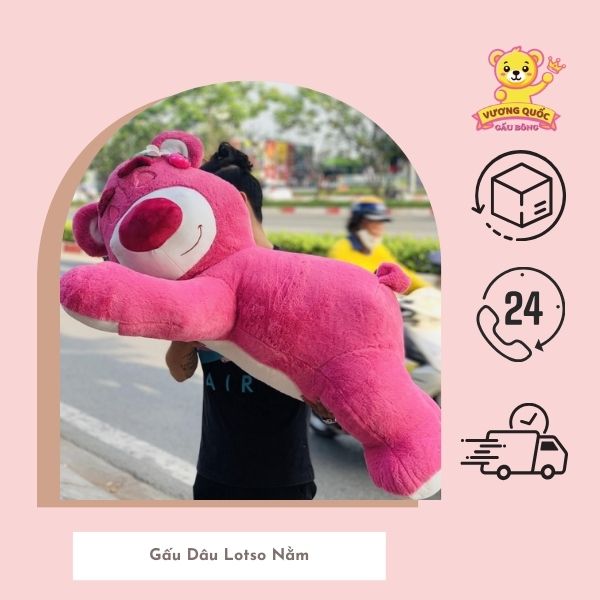 Gấu Dâu Lotso Nằm