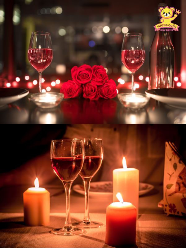 Bữa tối lãng mạn dành tặng vợ ngày valentine