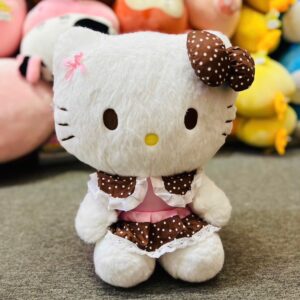 Gấu Bông Kitty Áo Nâu Nơ Nâu – Vương Quốc Gấu Bông
