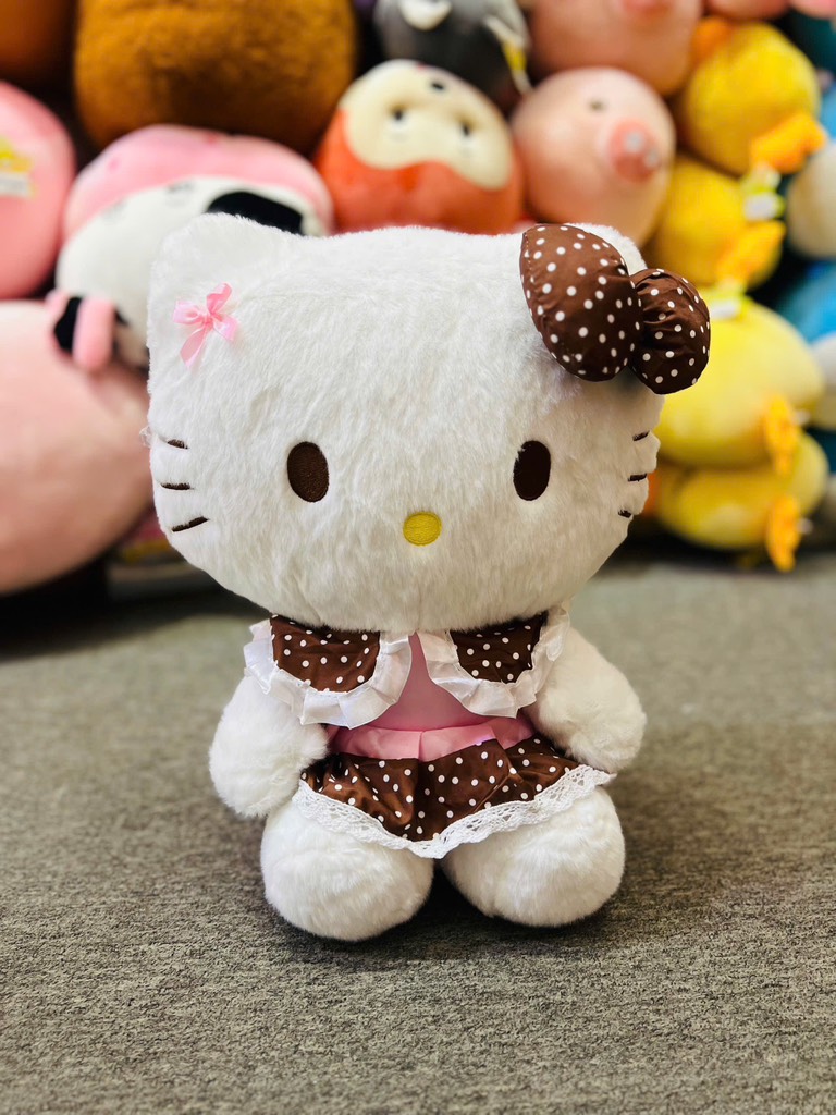 Gấu Bông Kitty Áo Nâu Nơ Nâu – Vương Quốc Gấu Bông