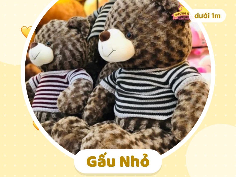 Danh mục gấu Teddy size nhỏ