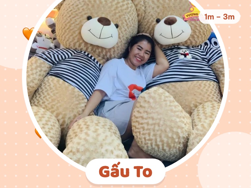 Danh mục gấu Teddy size lớn